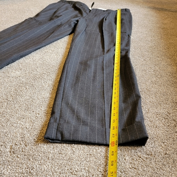 Custom Made 2-Piece Suit, Big & Tall Size 54X, Pinstripe - Picture 4 of 15